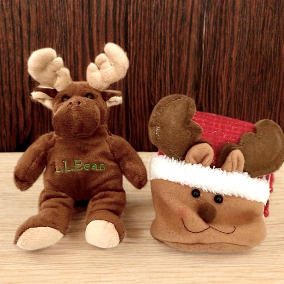 Mary Meyer Moose Maine Stuffed Animal Plush Brown 9” L.L. Bean - Picture 2 of 5